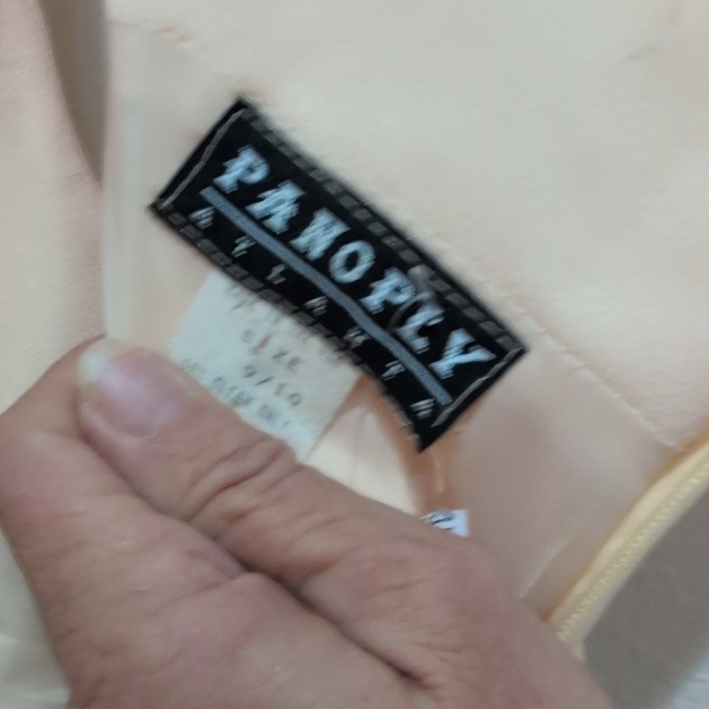 Panoply Strapless Light Yellow Dress - Picture 2 of 6
